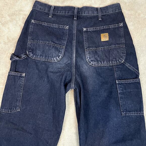 Vintage Carhartt Jeans Men's 32 x 32 Dungaree Carpenter USA Chore Work - Picture 5 of 8